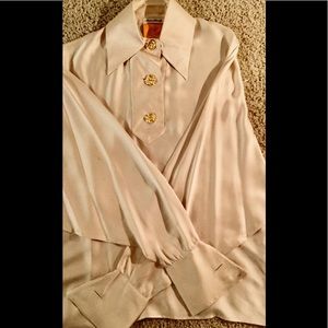 HAUTE COUTURE CHRISTIAN LACROIX SATIN BLOUSE